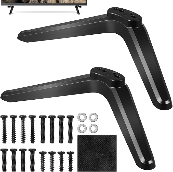 iplusmile Tv Mount Stand Mounting Brackets No Drilling Required Space-Saving Easy Install Tv Desk Stand for Bedroom