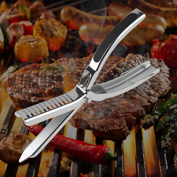 Rib Membrane Removal Tool, BBQ Rib Skinner, Stainless Steel Rib Membrane Remover Tool, Ergonomic Design for Effortless BBQ Rib Preparation, Dishwasher Safe Barbecue Accessories