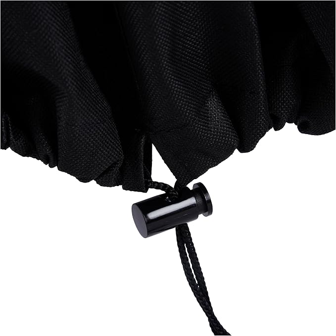 Pork Barrel Gas Grill Cover for Outdoor Grill, Grilling Gifts for Men – Heavy Duty Weber Gas Grill Cover I Waterproof I Weather UV Resistant, Black (58" L x 24" W x 48" H)