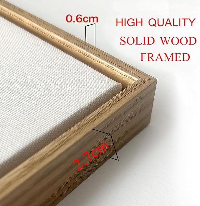 Tucai Decor Framed Wall Art Canvas Modern Light Luxury Abstract Ink Landscape Painting Artwork Waterproof Canvas Print Bedroom Home and Office Wall Art for living Room Wall Decor 24x48inch