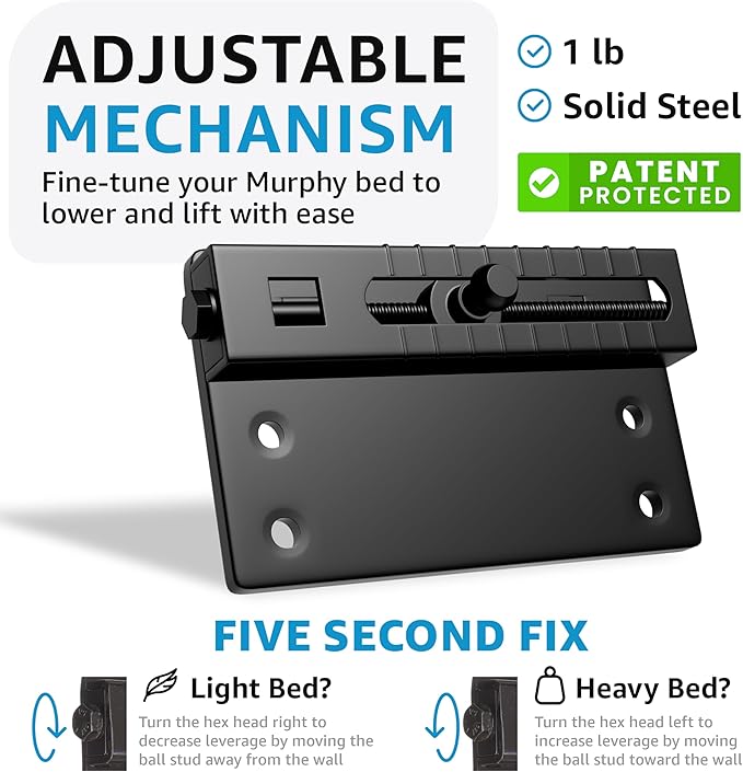 Create-A-Bed Premium Murphy Bed Kit, King Vertical