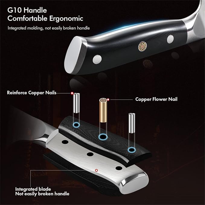 Professional Paring Knife 3.5 Inch - Classic Damascus Japanese VG-10 Steel Fruit Knife