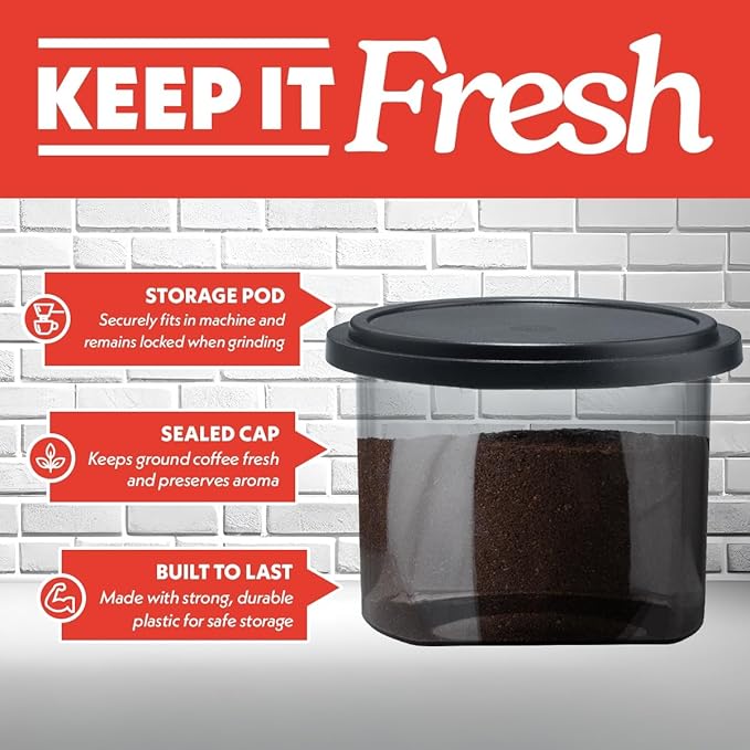 Gourmia 10-Cup Grind & Brew Coffee Maker – Built-in Adjustable Grinder, Programmable Digital Timer, 3 Brew Strengths, 4-Hour Keep-Warm, Auto Shut-Off, Pause & Serve, Glass Carafe, Stainless Steel