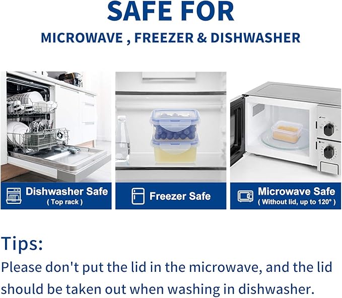 KIGI 4 PACK 6OZ Plastic Small Containers with Lid Portion Control Mini Bento Box Leaf-proof To-go Container Salad