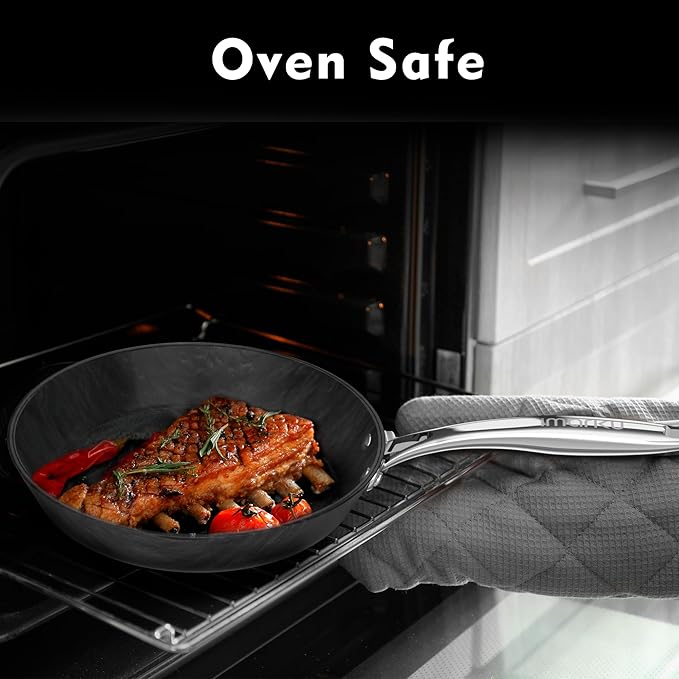 imarku Non Stick Frying Pans - 8 inch Frying Pan Nonstick Small Skillet, Egg Pan Omelette with Cool Stainless Steel Handle, Dishwasher Safe for Cooking, Best Gifts