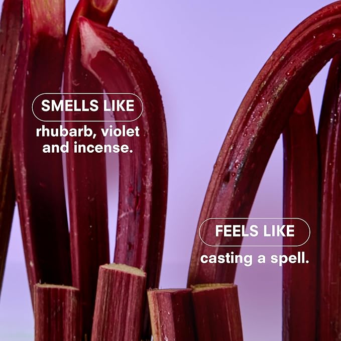 Boy Smells Violet Ends Candle - 8.5 oz - Aromatic Candle for Home with Rhubarb, Violet and Smoked Papyrus - Up to 50-Hour Burn - Cotton Wick