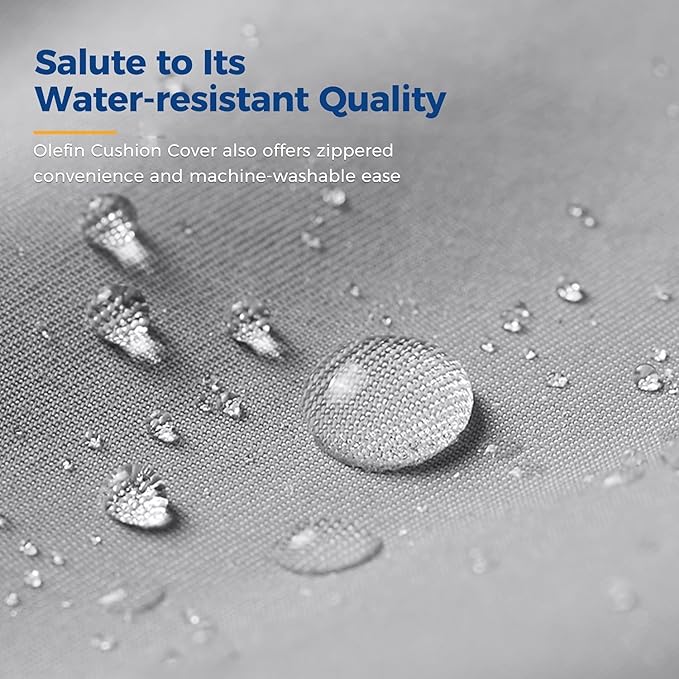 Wisteria Lane Aluminum Patio Furniture Set, 7 Seats Metal Outdoor Furniture Set with 54 Inch Propane Gas Fire Pit Table, Patio Conversation Set