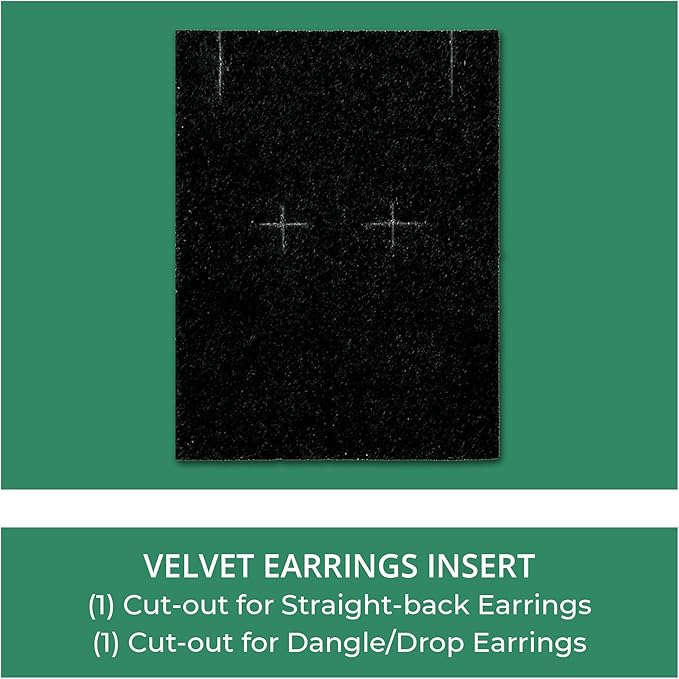 TheDisplayGuys - 24-Pack Cardboard Kraft Paper Jewelry Gift Boxes w. Velvet Padding - Earrings - Kraft Brown - #11 (2.1" x 1.6" x 0.8")