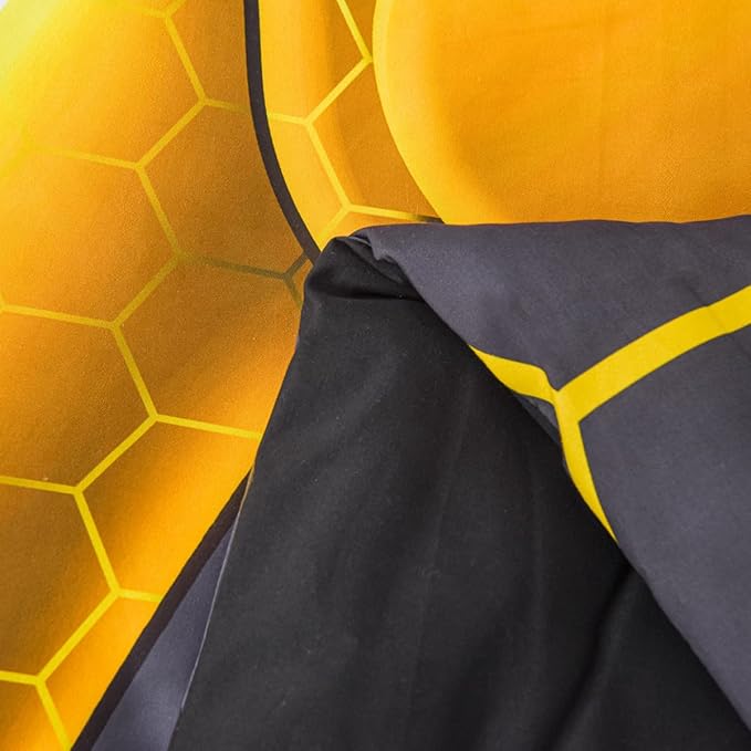 NTBED Game Console Comforter Set for Boys Girls Kids Geometric Lightweight Microfiber Bedding Sets (Gold, Full)