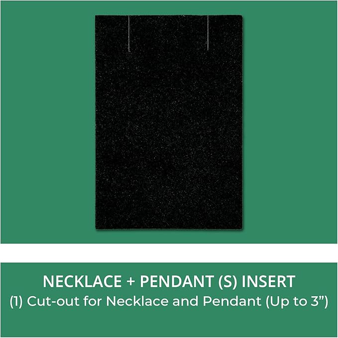 TheDisplayGuys - 24-Pack Cardboard Kraft Paper Jewelry Gift Boxes w. Velvet Padding - Necklace/Pendant - Kraft Brown - #32 (3.3" x 2.3" x 1.0")