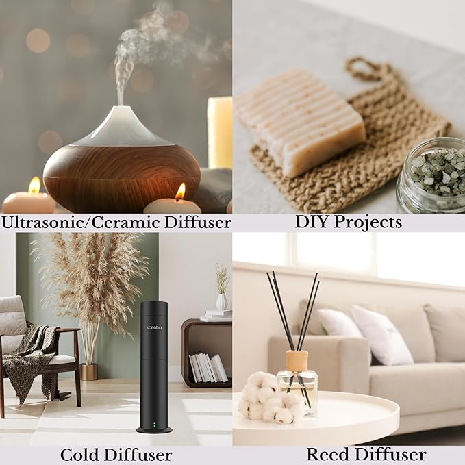 Hotel Diffuser Oil Inspired by The Ritz Carlton Hotel Scent - 120 mL 4.06 fl oz - Essential Oil Blend Botanical Jasmine, Bergamot & Fresh Marine Notes for Aromatherapy Diffusers - Cabana