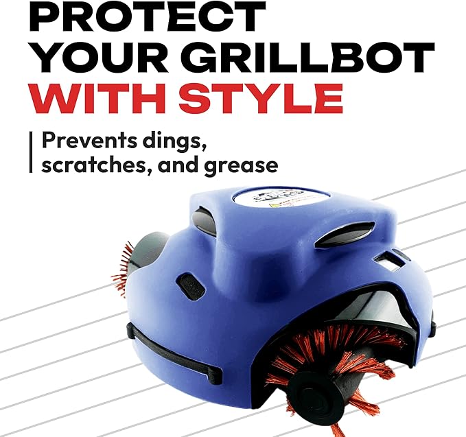 Grillbot Silicone Covers, Ultimate Protection for Your Robotic Grill Cleaner - Durable, Heat & Weather Proof, Easy-to-Use Grillbot Skin
