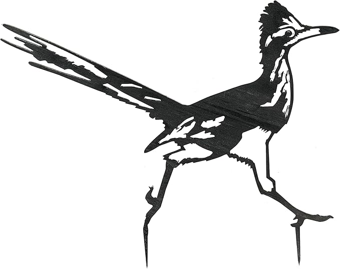 METALBIRD - Road Runner - Outdoor Tree Ornaments in Corten Steel - Metal Art Proudly Made in The USA
