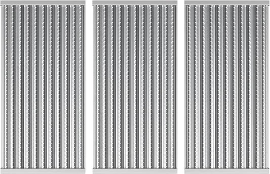 BBQ-PLUS Infrared Grill Emitter Plate for Charbroil Grill 463242515, 463367016, 463242516, 466242515, 466242615, 463243016, 463367516, 466242516, 466242616, 463346017, Stainless Steel, 3 Pack