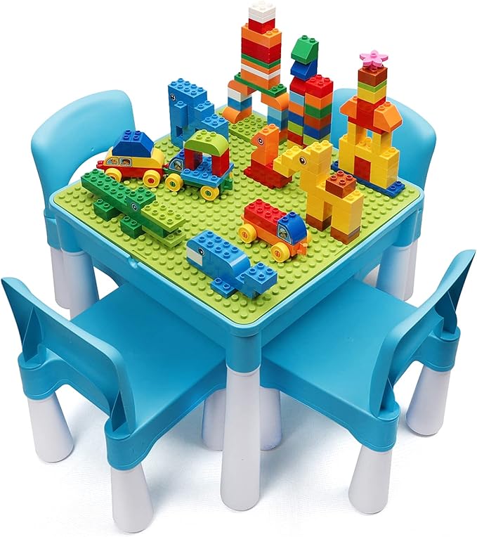 burgkidz Plastic Toddler Chair, Durable and Lightweight Kids Chair, 9.3" Height Seat, Indoor or Outdoor Use for Toddlers Boys Girls Ages 2 and Up