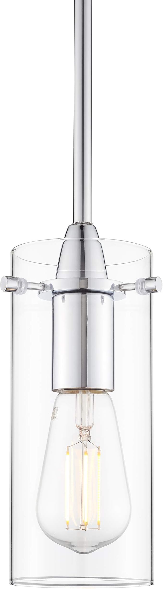 Chrome Pendant Lights Kitchen Island - Small Clear Glass Pendant Light Fixture