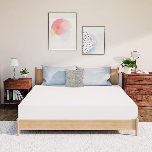 Neo Sleep 10 Inch King Cooling Gel Memory Foam Medium Firm Mattress Cool Sleep Pressure Relief CertiPUR-US Certified Foam, Mattress-in-a-Box Kids and Adults No Fiberglass (King, 10 in)