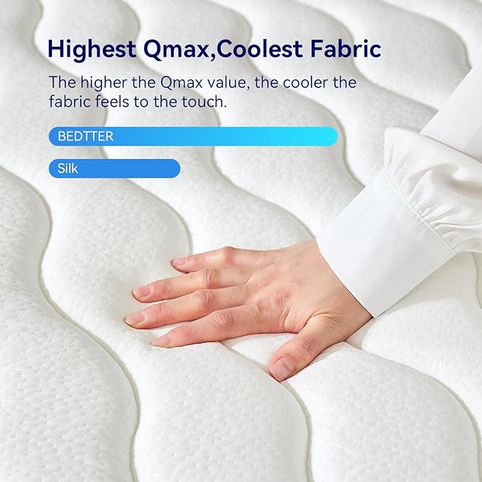 14 Inch Full Hybrid Mattress, 7-Zone Green Tea & Charcoal Cooling Gel Memory Foam Mattress in a box,Pocketed Springs for Isolate Motion, Pressure Relief, CertiPUR-US Certified, Support Comfort