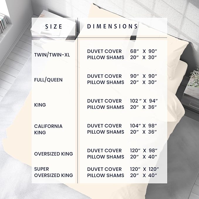 Kotton Culture 120"x98" 3 Pc Oversized King Duvet Cover Set 100% Egyptian Cotton - 600 TC Comforter Cover, Zipper Closure & Corner Ties - Fits Large King Inserts (Oversized King,Butter)