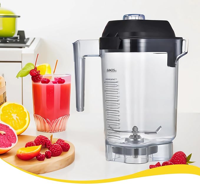 48oz Advance Container Replacement for Vitamix Commercial Blender,48 oz Pitcher Replacement for Vitamix,Fit for The Quiet One VM0145, Touch & Go and Drink Machine Advance Commercial Blender Series