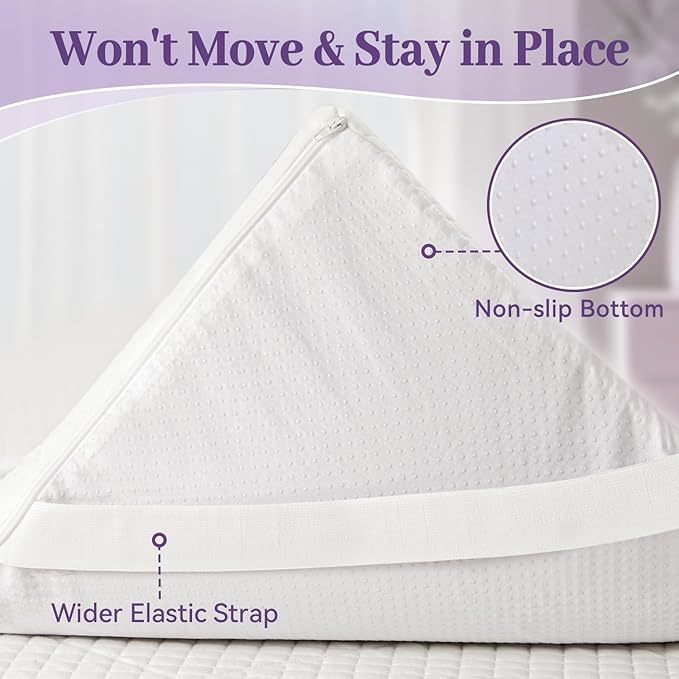 SINWEEK 3 Inch Gel Memory Foam Mattress Topper King Size, Ventilated High Density Pad for Back Pain, Bed Topper with Removable Soft Cover, CertiPUR-US Certified