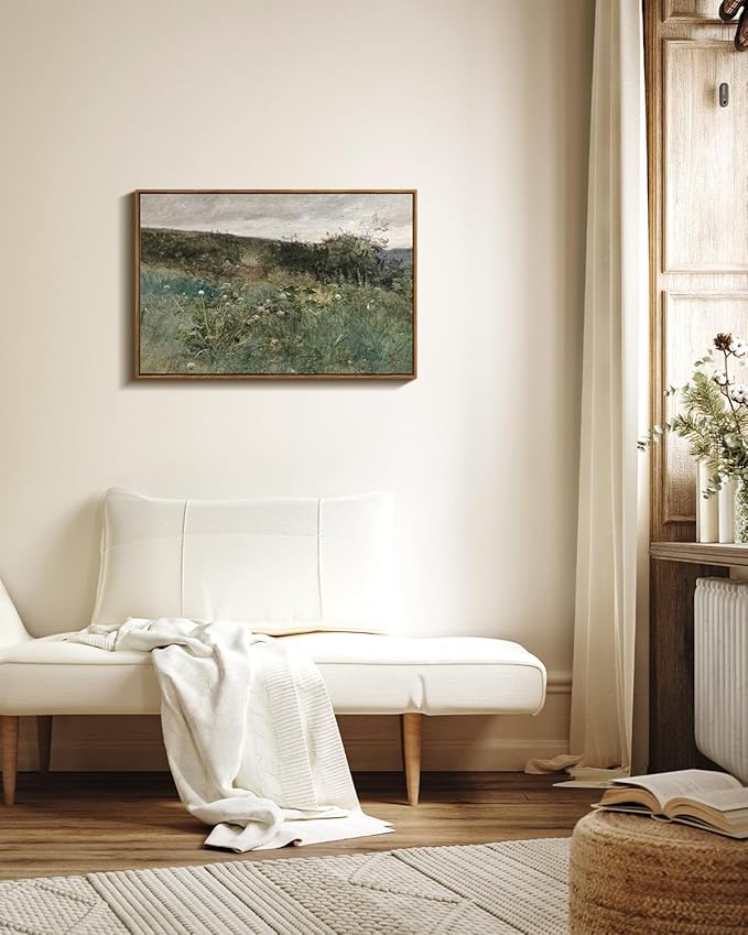 InSimSea Framed Canvas Wall Art Vintage Decor, Rustic Wall Art Room Decor, Classical Paintings, Large Wall Art Prints for Living Room Home Kitchen Farmhouse Bathroom Wall Decor, 20"x30"