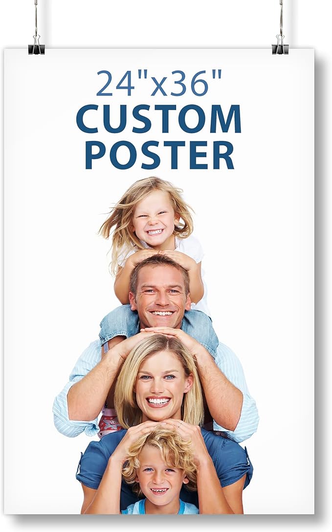 Smile Art Design Custom Poster Print, 24x36 Poster, Personalized Photo to Poster Printing, Picture/Image/Photo Print Gift Wall Art Prints - 24x36 inches