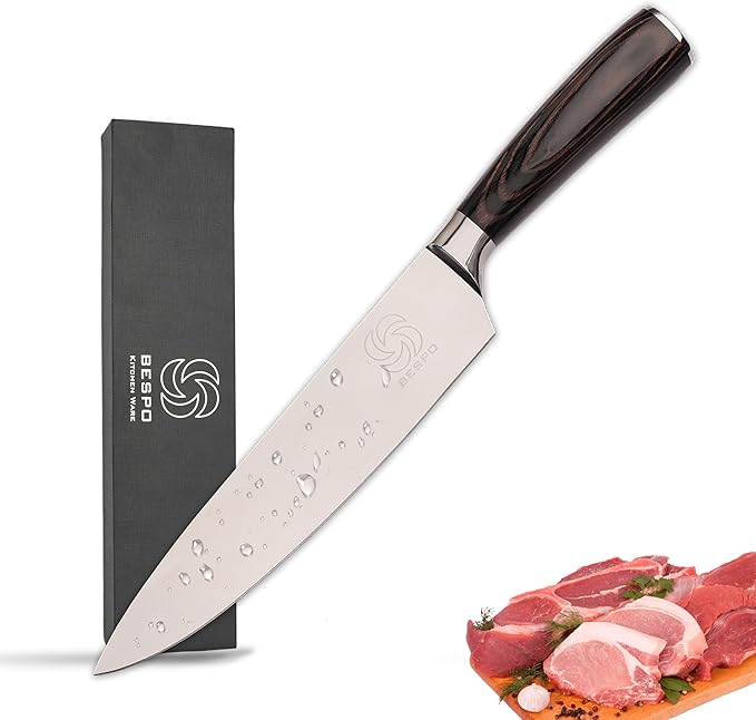 Professional Japanese Chef Knife - Pro Kitchen Knife 8 Inch Chef's Knives High Carbon Stainless Steel Sharp Paring with Ergonomic & Stylish Handle, Magnetic Gift Box Useful Kitchen Gadgets