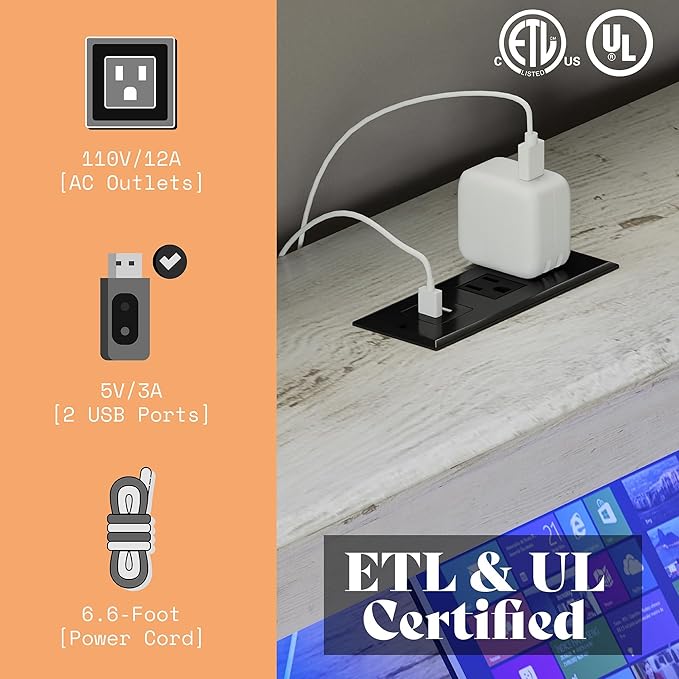 AMERLIFE Farmhouse King Size Bed Frame with 51.2" LED Storage Bookcase Headboard, Solid Wooden Platform Bed with 4 Drawers & Charging Station, Distressed White, No Box Spring Needed, Noise-Free