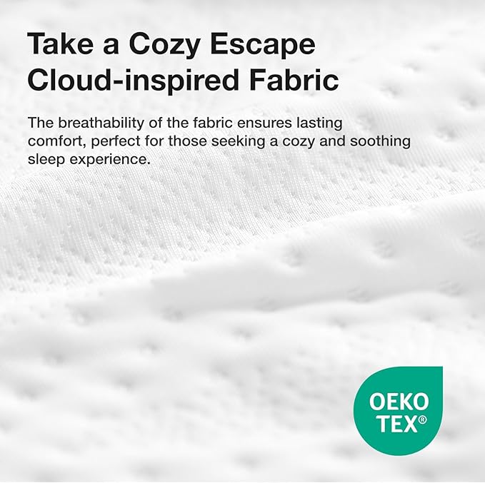 Novilla 6 Inch King Size Mattress in a Box, King Gel Memory Foam Mattress with Comfort Foam for Cooling Night Sleep, Comfort Support and Pressure Relief, CertiPUR-US Certified