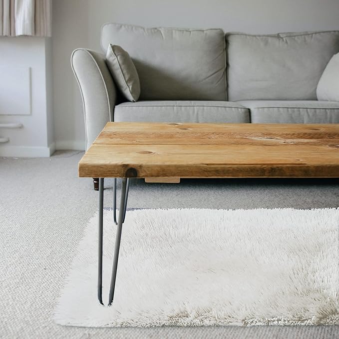 TTLOJ Rectangle Rug for Play Tent, Decorative Area Rug, Fluffy Soft Mat Pad for Kids Room Playhouse Nursery Room, Children Room Decor Dormitory Velvet 50.5" Lx38.5 W White