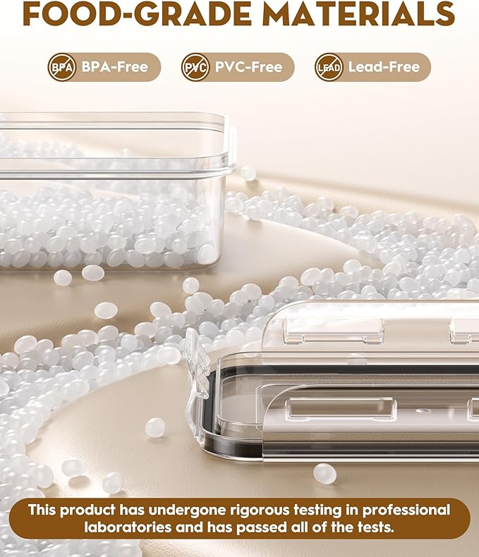 40 PCS Food Storage Containers with Lids Airtight (20 Containers & 20 Lids), 100% Leakproof Meal Prep Container Set for Kitchen Storage, BPA-free, PVC-free Reusable Plastic, Microwave/Dishwasher Safe