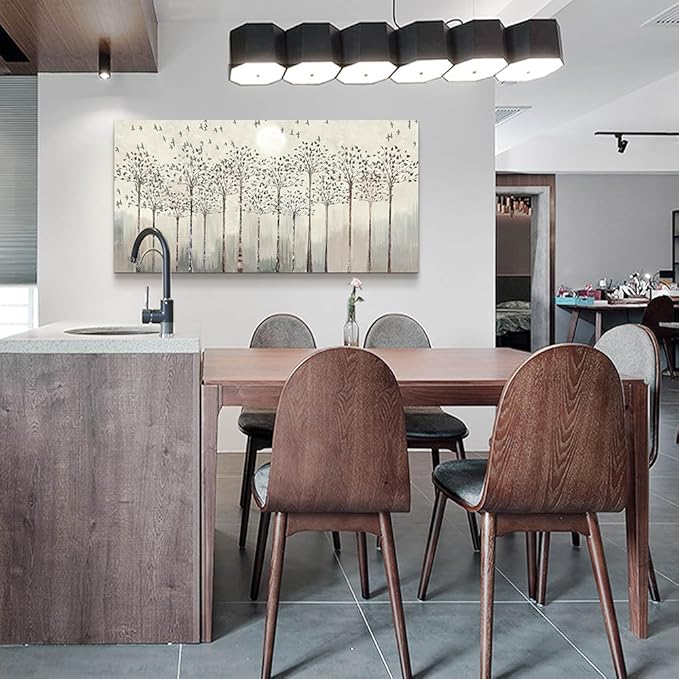 Wapluam Framed Canvas Wall Art For Living Room Large Wall Decorations For Bedroom Office Wall Decor Scenery Abstract Wall Paintings Pictures Artwork Canvas Prints Boho Room Home Decor 20X40 in