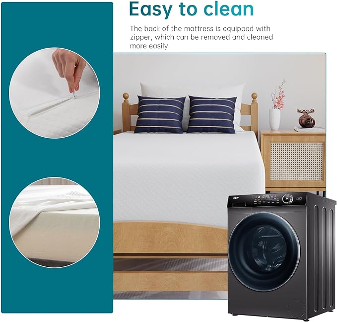 FDW 14 inch Gel Memory Foam Mattress Medium Firm Mattresses for Cool Sleep Relieving No Fiberglass CertiPUR-US Certified Mattress in a Box,Twin