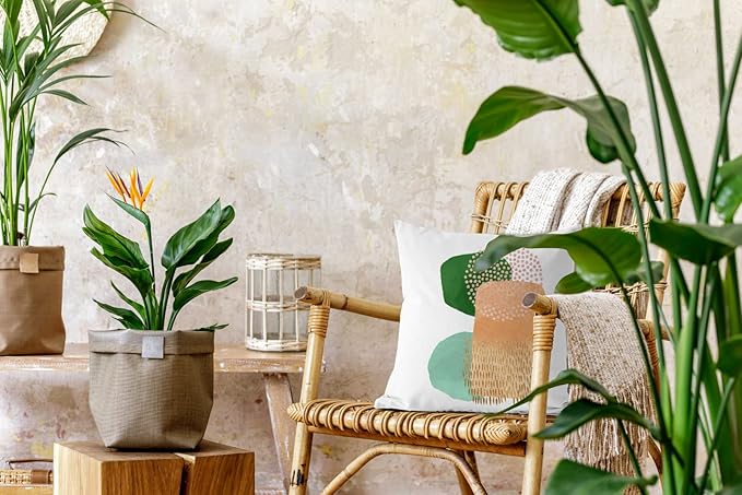 Jartinle Boho Pillow Covers Set of 4 Mid Century Modern Decor Throw Pillows Abstract Geometric Minimalist Pillow Cases for Couch Sofa Home Decorations