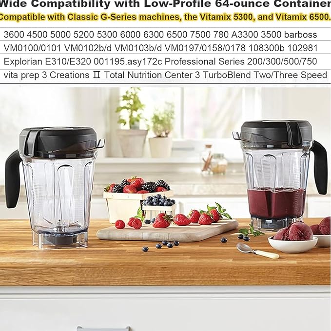 For Vitamix Blender Pitcher 64oz Low-Profile (64oz Low-Profile)