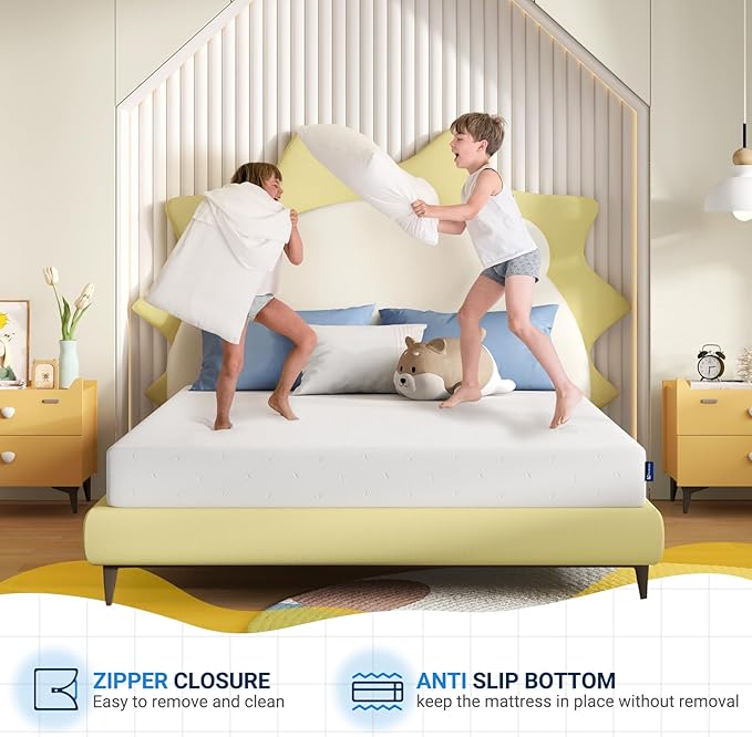 Avenco Queen Size Mattress, 6 Inch Memory Foam Queen Mattress in a Box for Comfort Sleep & Pressure Relief, CertiPUR-US Certified Medium Firm Queen Mattresses