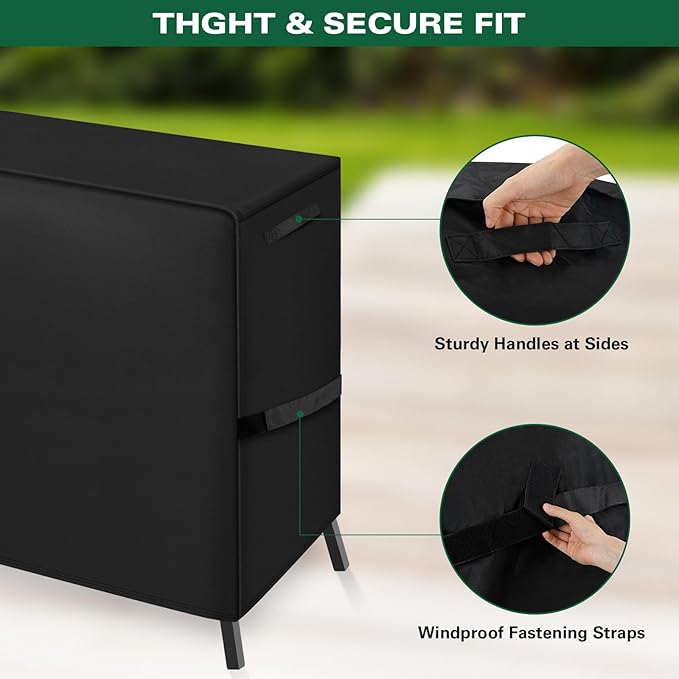 Grill Cover Fits for Blackstone 1555 Tailgater Gas Grill and Griddle Combo, 600D Heavy Duty BBQ Waterproof Flat Top Gas Outdoor Griddle Cover