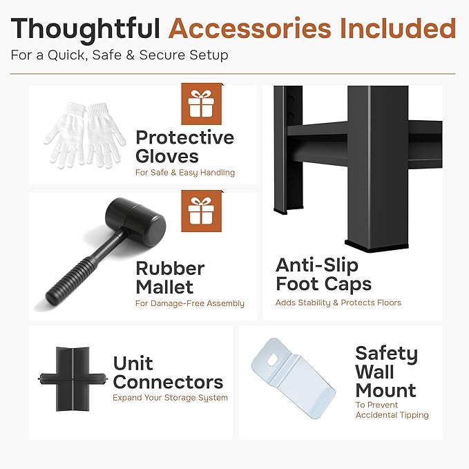 47.2''W Wire Shelving Unit,3500LBS Capacity Heavy Duty Storage Shelves，Adjustable Metal Shelving for Kitchen Pantry Office Wire Rack for College Dorm School, 47.2" W x 71.2" H x 23.6" D