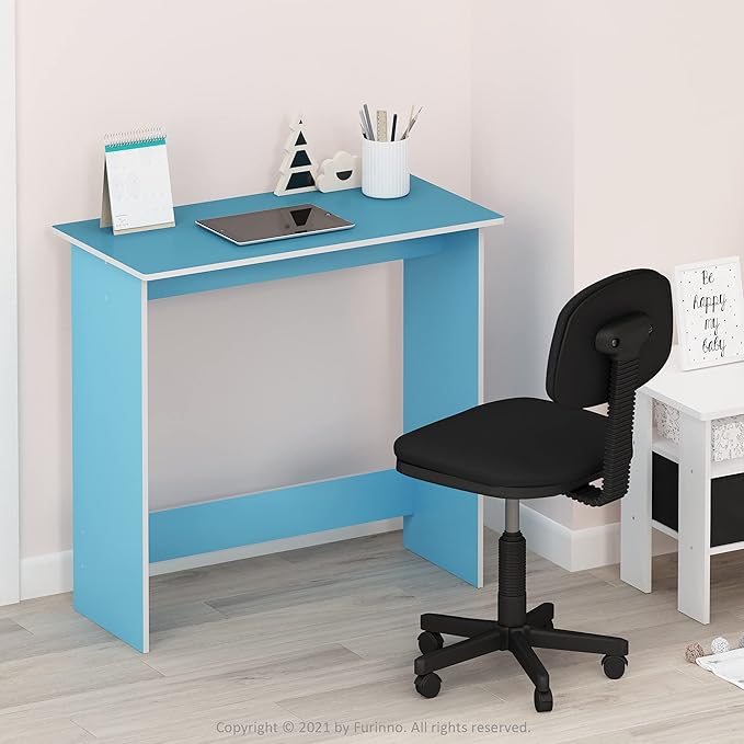 FURINNO Simplistic Study Table, Light Blue