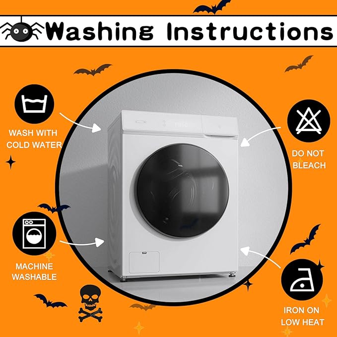 Hiasan Pumpkin Orange Rectangle Tablecloth - Waterproof and Spillproof Washable Fabric Table Cloth for Dining Room Kitchen Party and Outdoor, 60 x 84 Inch