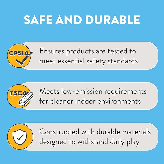 Wooden Toddler Chairs, 8", Stackable Chairs, Natural, 2-Pack