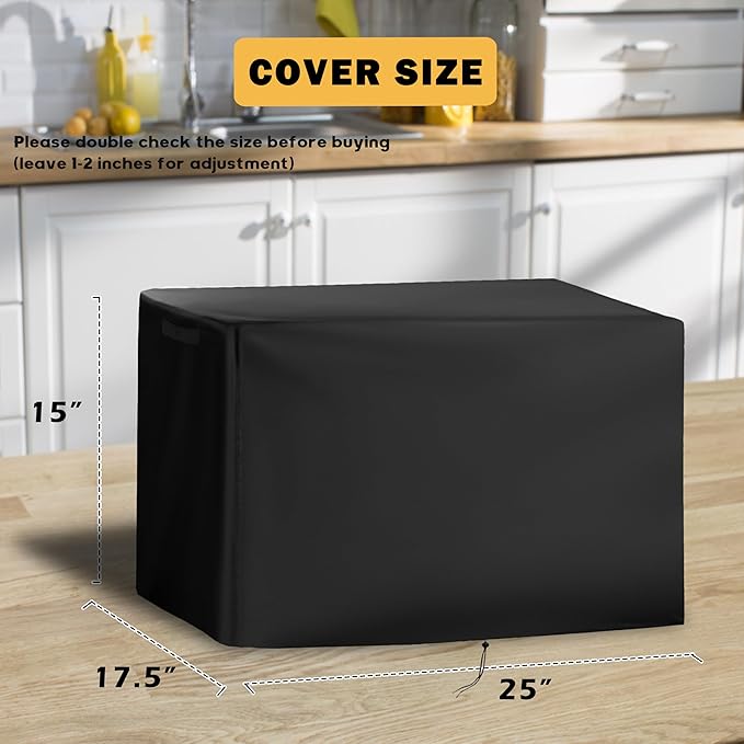 Pellet Grill Cover for ASMOKE AS350 Portable Smoker, Heavy-Duty 600D Pellet Smoker Cover for ASMOKE Portable Pellet Grill