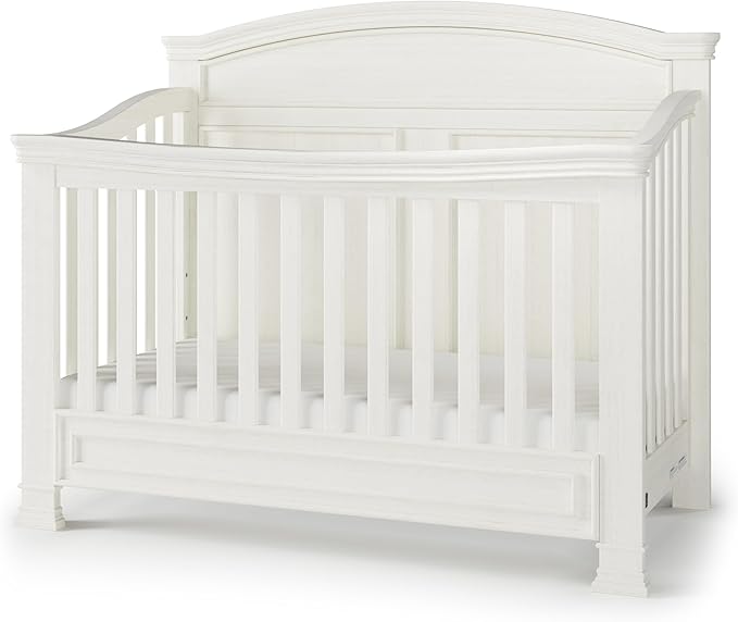 Child Craft Legacy Westgate 4-in-1 Convertible Crib, Baby Crib Converts to Day Bed, Toddler Bed and Full Size Bed, 3 Adjustable Mattress Positions, Baby Safe Finish (Vintage Linen)