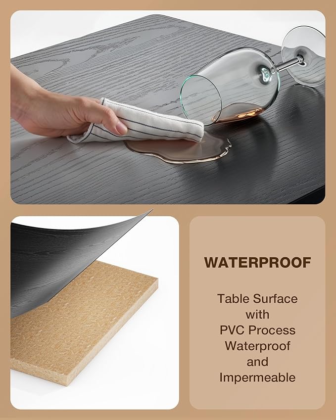 Small Bar Table Set for 2, Bar Table and Chair Set for 2, Kitchen Table for 2 with 2 Storage Shelves & Wine Glass Holder, Dining Table for Small Apartment, Dining Room, Black