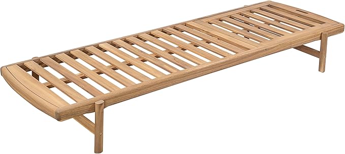 Christopher Knight Home Brolen Acacia Wood Chaise Lounge Chair Outdoor Set of 4, Patio Outdoor Chaise Lounge with Cushions, Adjustable Backrest Lounge Sofa, Wooden Sunbathing Pool Lounger, Teak+Beige