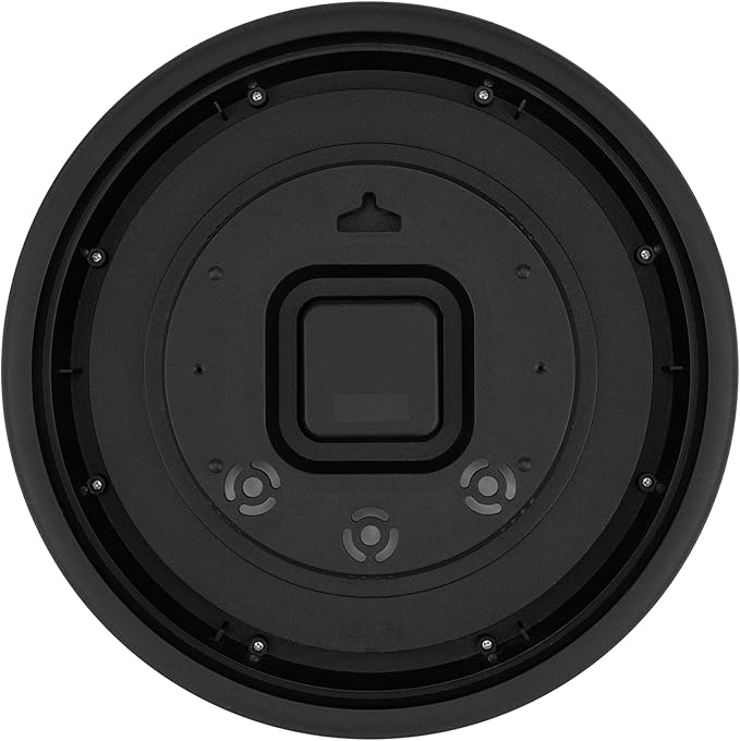 Foxtop 14 Inch Roman Numerals Wall Clock Battery Operated Silent Non-Ticking Round Classic Vintage Retro Wall Clock Decorative for Living Room Kitchen Home Office (Bronze)