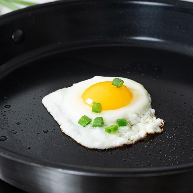 Alva Maestro 6-Piece Nonstick Ceramic Cookware Set – Toxin-Free, Scratch-Resistant, Induction Compatible – Even-Heat Aluminum Base – Oven & Dishwasher Safe – Healthy Nonstick for Everyday Cooking