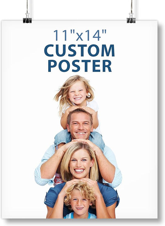 Smile Art Design Custom Poster Print, Personalized Photo to Poster Printing, Photo Print Gift Wall Art Prints, Upload Your Image/Photo - 11x14 inches