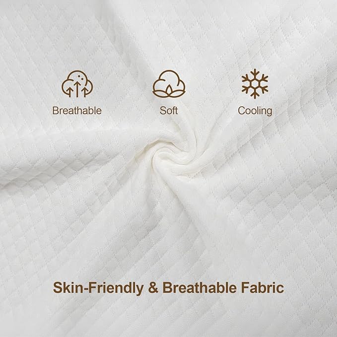 8 Inch Queen Size Mattress in a Box,Memory Foam Mattress for Comfort Sleep, Cooling Night Sleep & Pressure Relief, Ships Compressed (8", Queen)